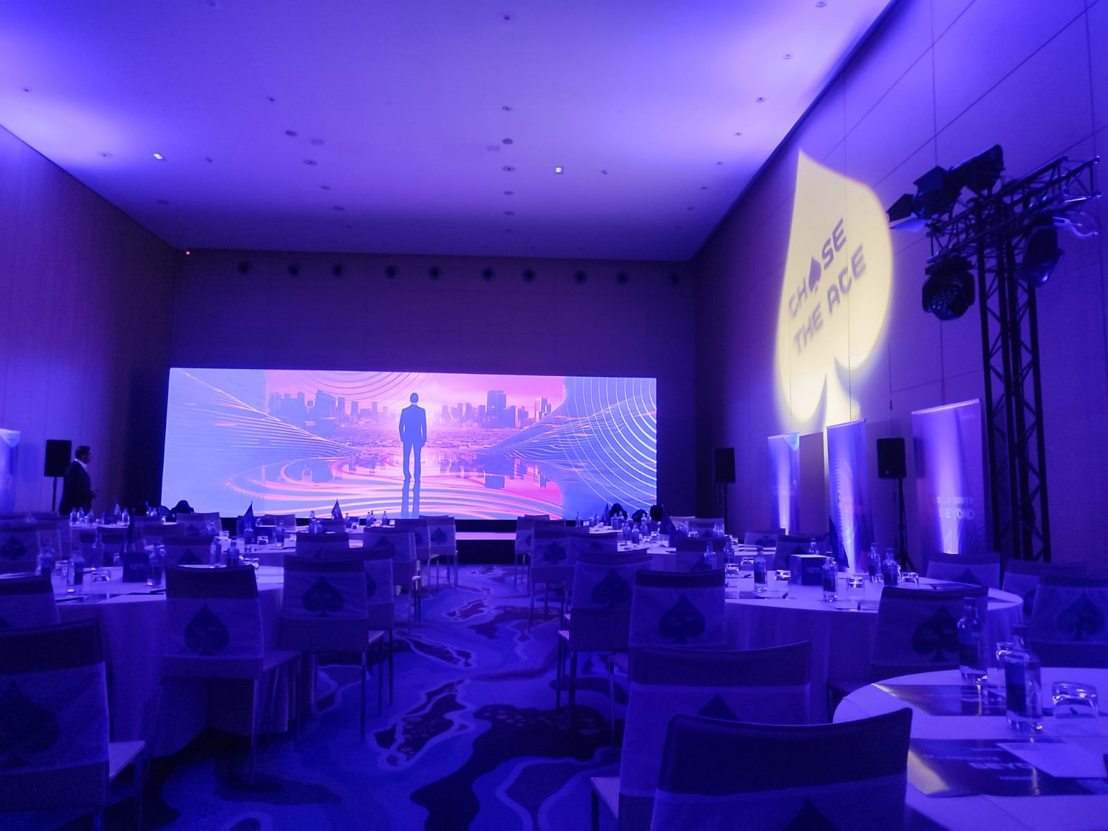 Iluminación corporativa para eventos